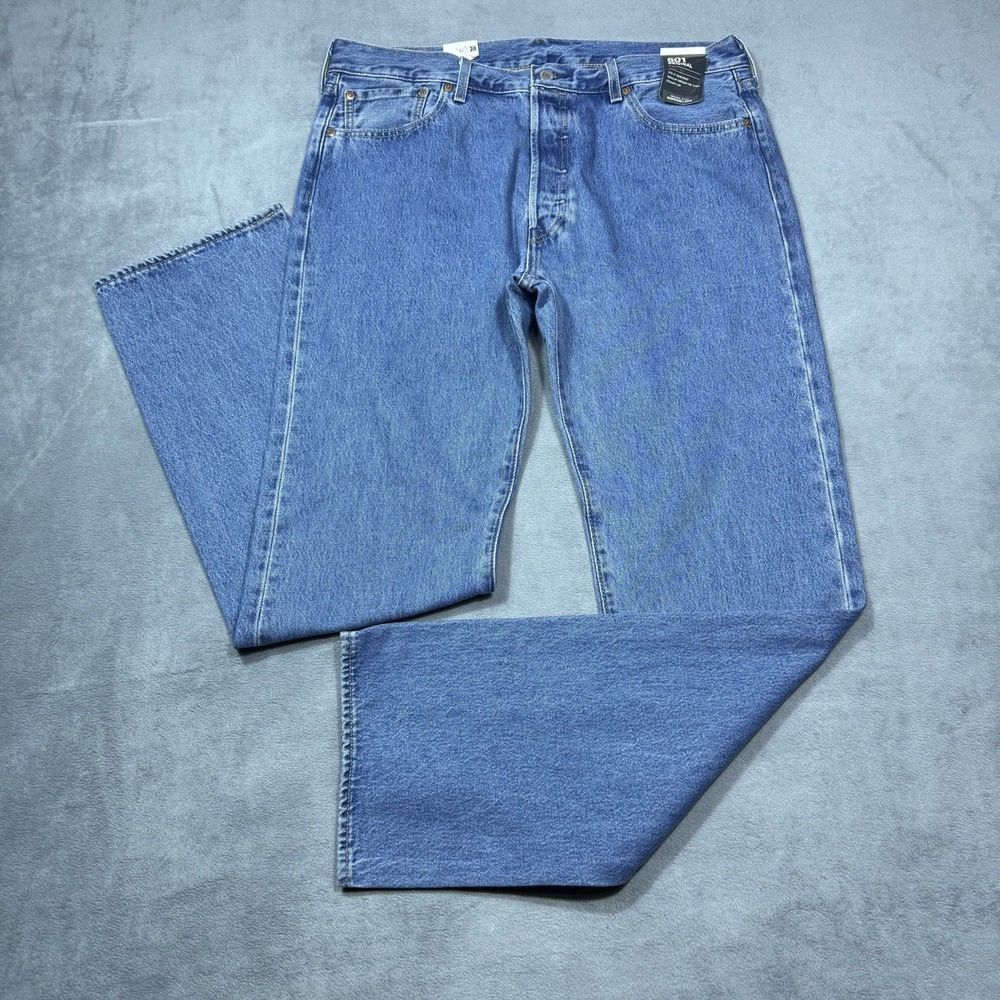 Levis Premium 501 Jeans Mens 36x34 Original Straight Cowboy Rodeo Ranch NEW - Picture 1 of 11